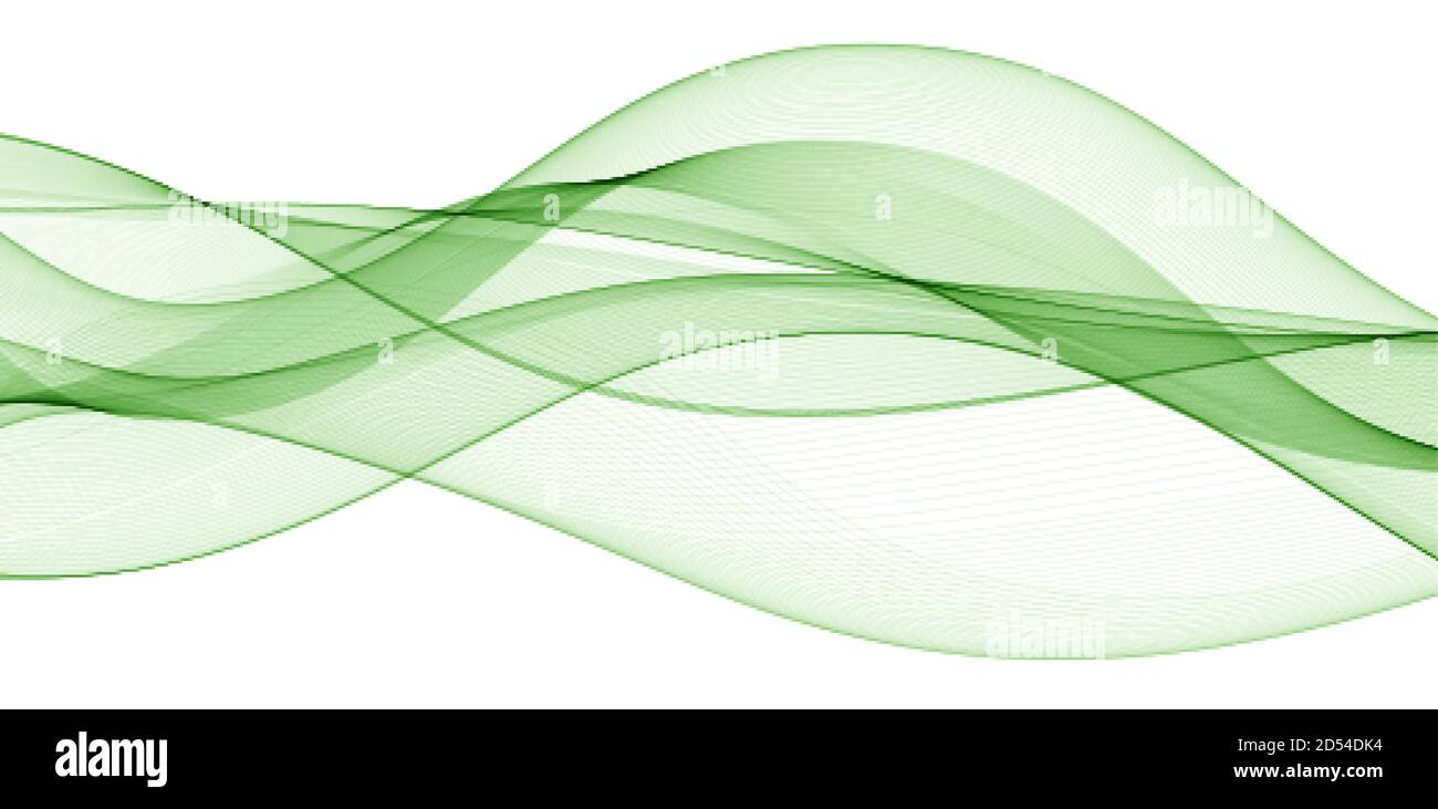 green wave. abstract vector graphics Stock Vector Image & Art Alamy