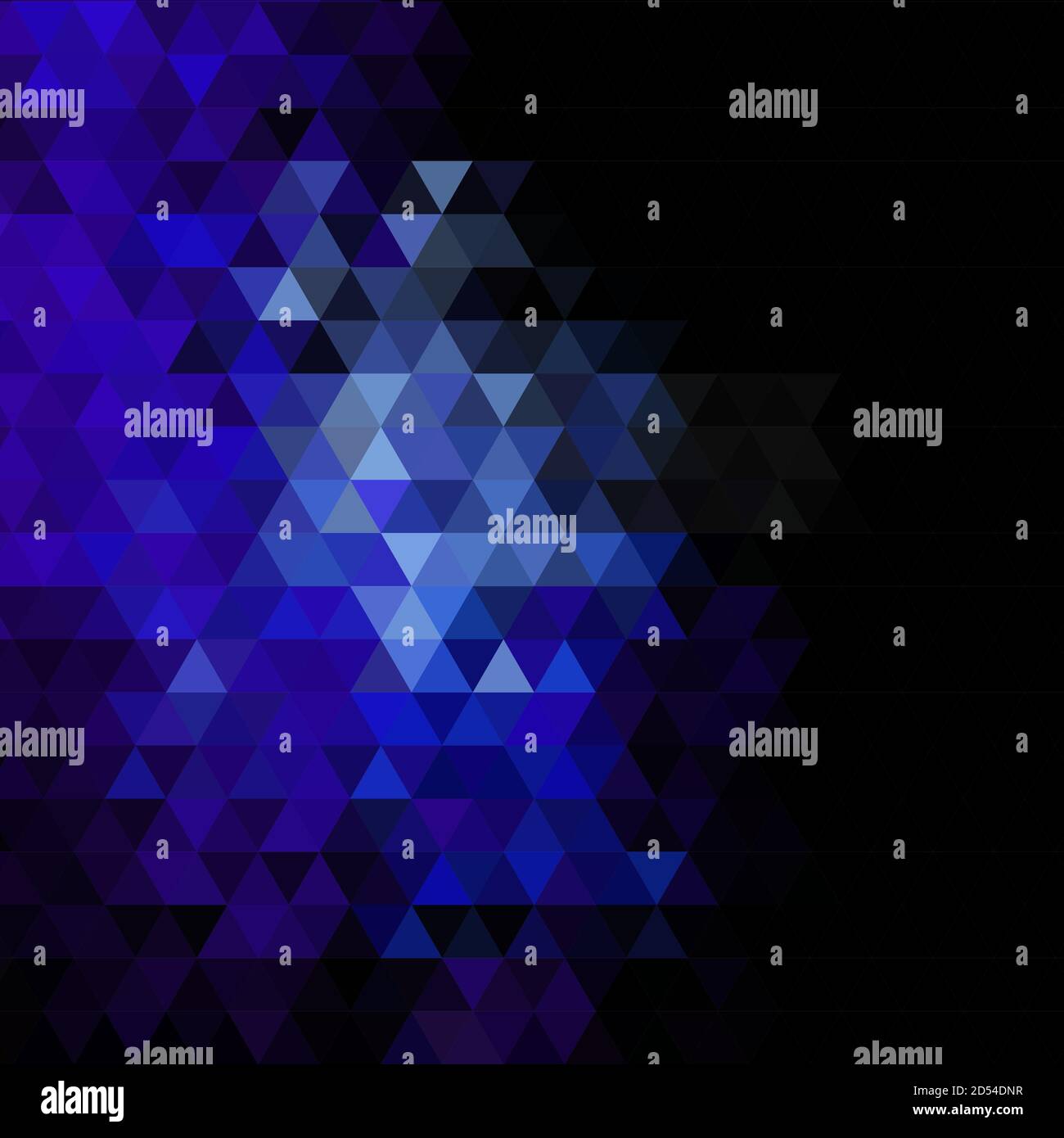 Abstract geometric background. Modern overlapping blue triangles Stock Vector