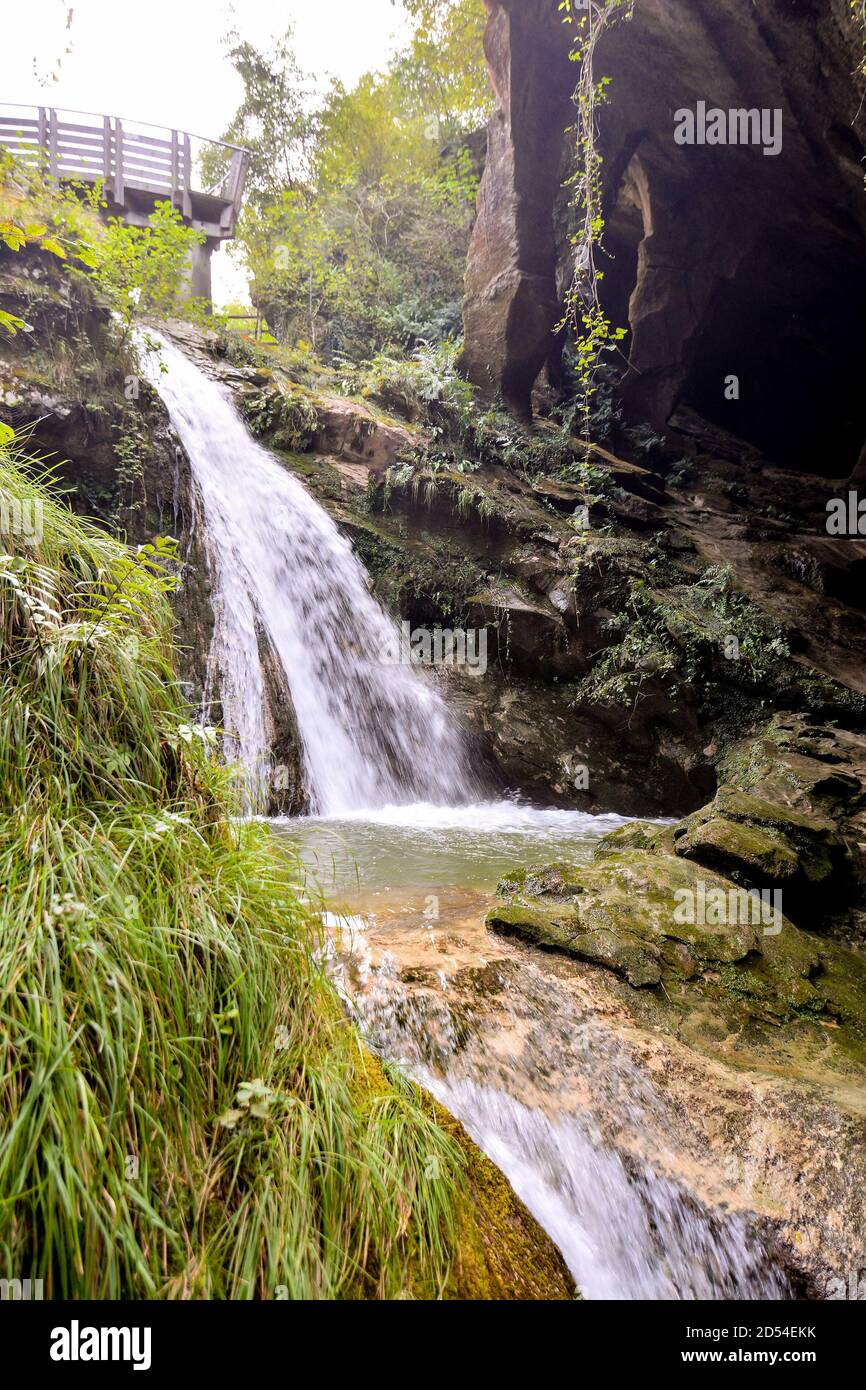 Water Splash Waterfall Stock Photo Alamy