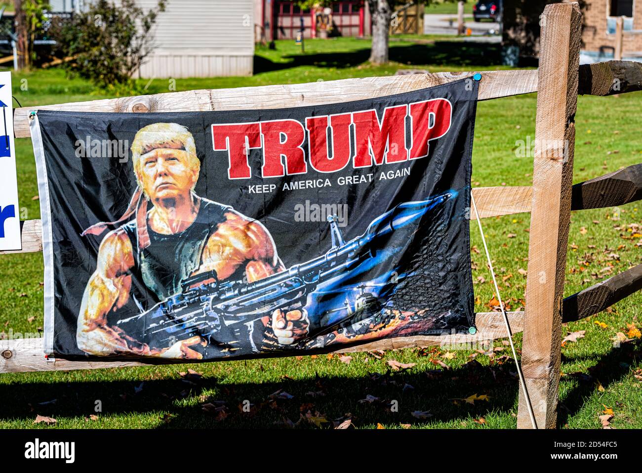 Green Bank, USA October 6, 2020 West Virginia countryside rural area