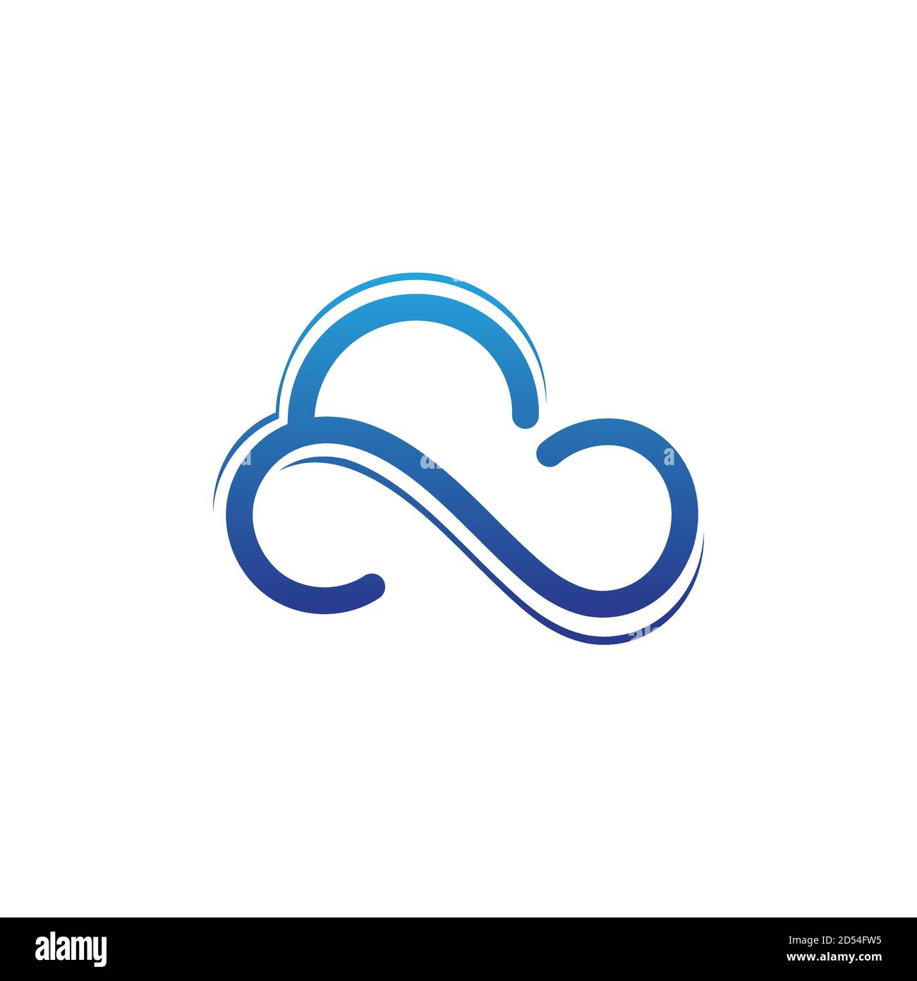 Cloud template vector icon illustration design Stock Vector Image & Art ...