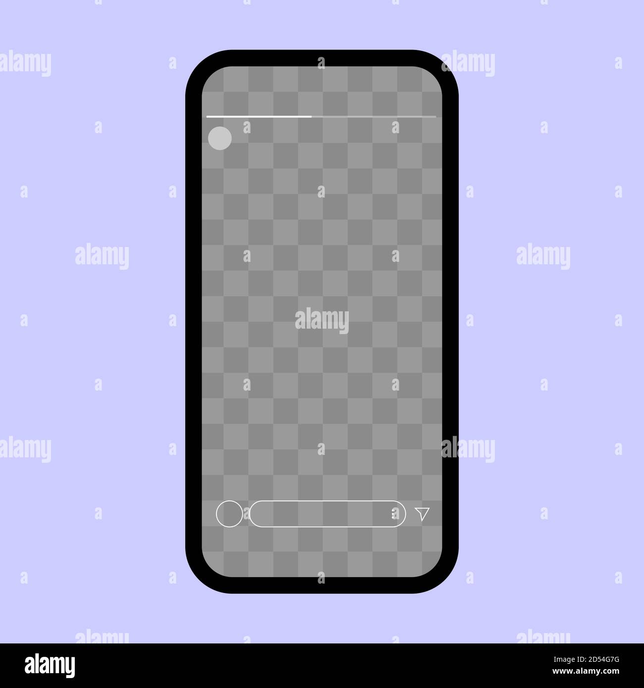 Download Instagram Stories Social Media Interface Mockup Clean Vector Illustration Stock Vector Image Art Alamy