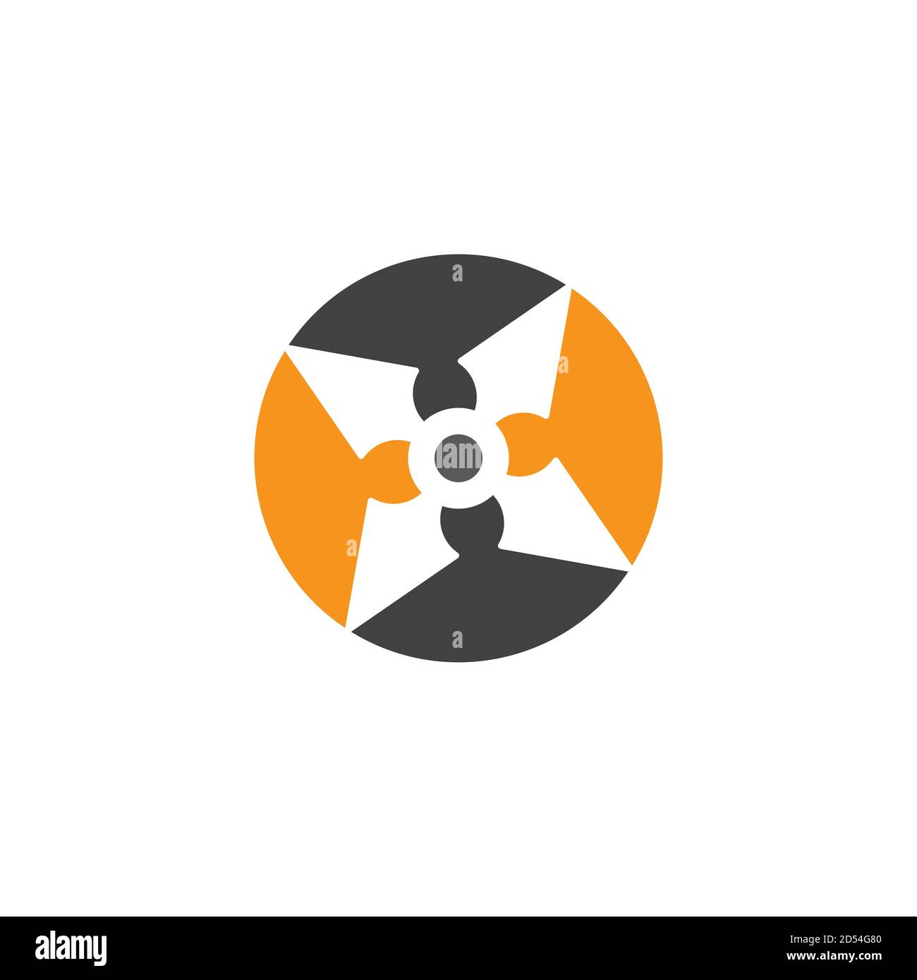 ninja weapons vector logo and symbol Stock Vector