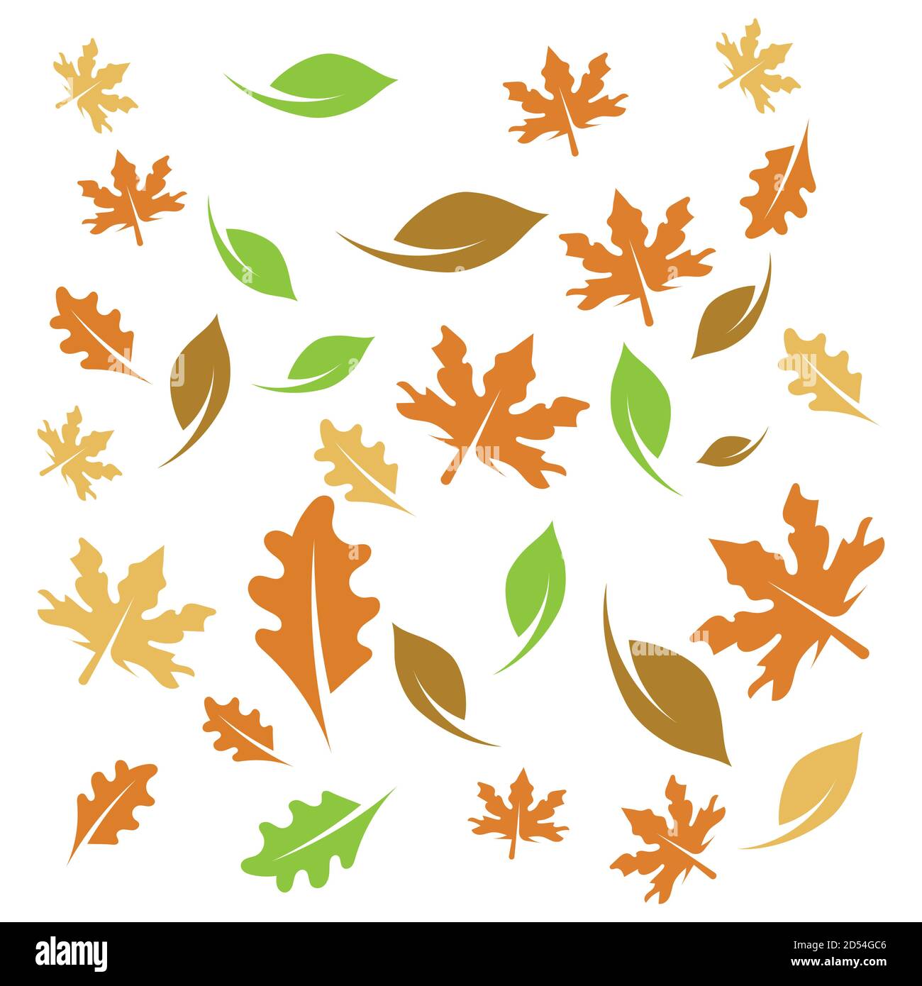 Autumn seamless background wallpeper vector illustration Stock Vector
