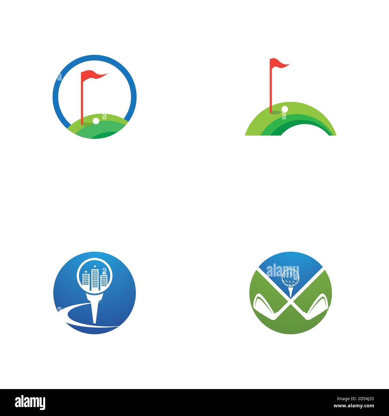 Golf logo vector icon illustration Stock Vector Image & Art Alamy