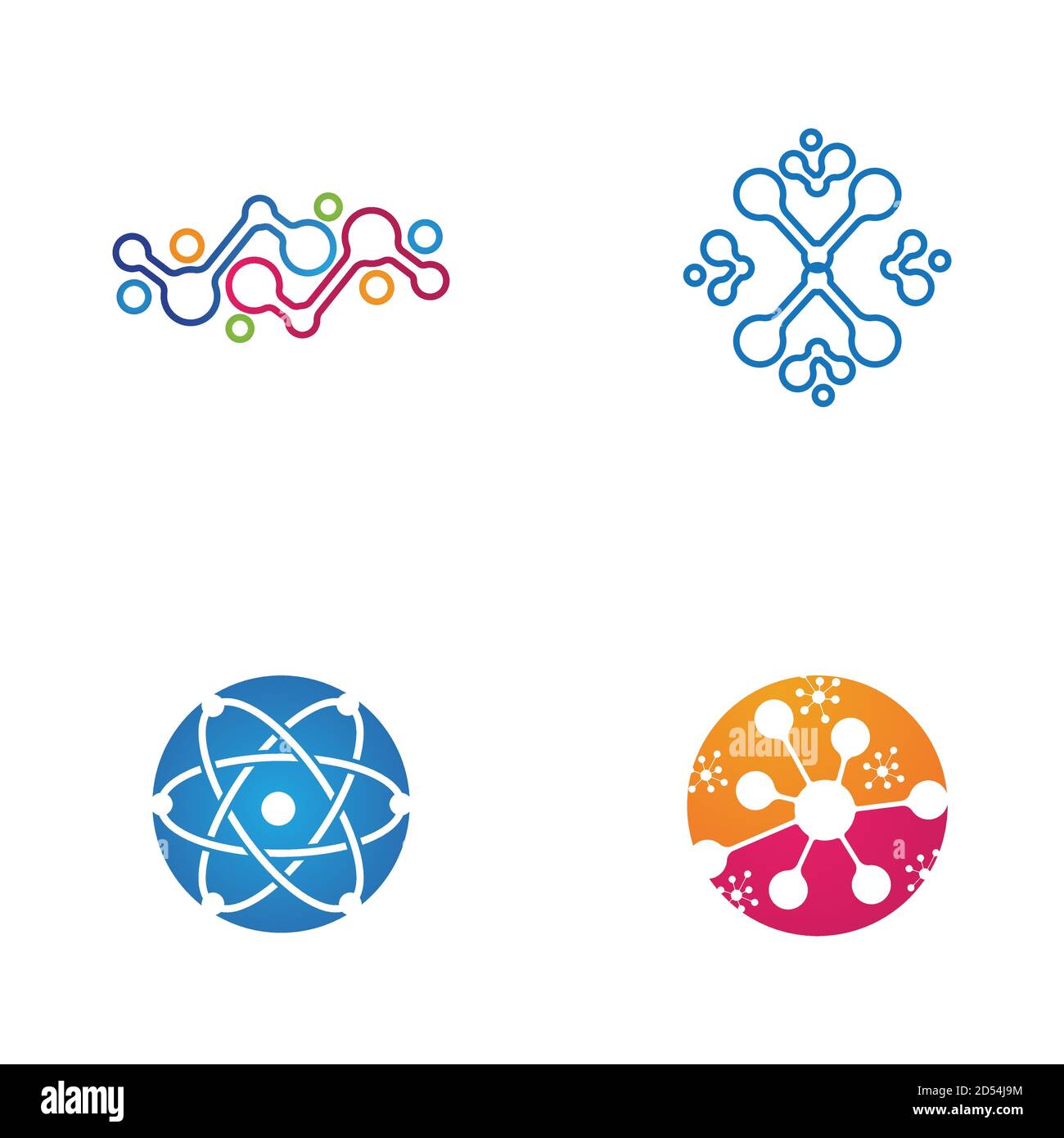 Molecule symbol logo template vector illustration design Stock Vector ...