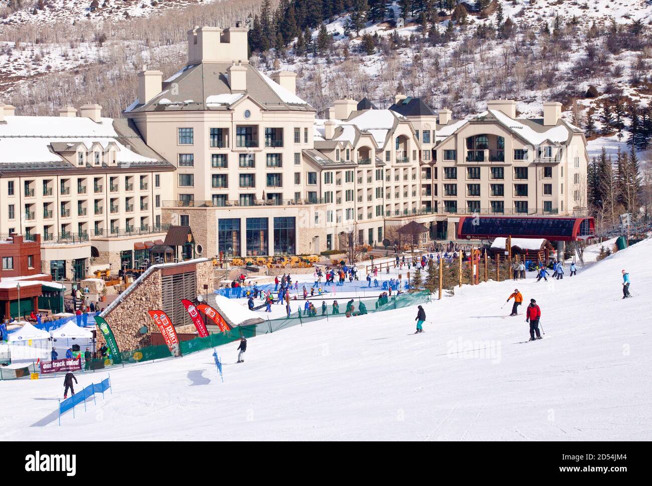 Beaver Creek Hotel and winter ski resort Colorado, United States Stock  Photo - Alamy