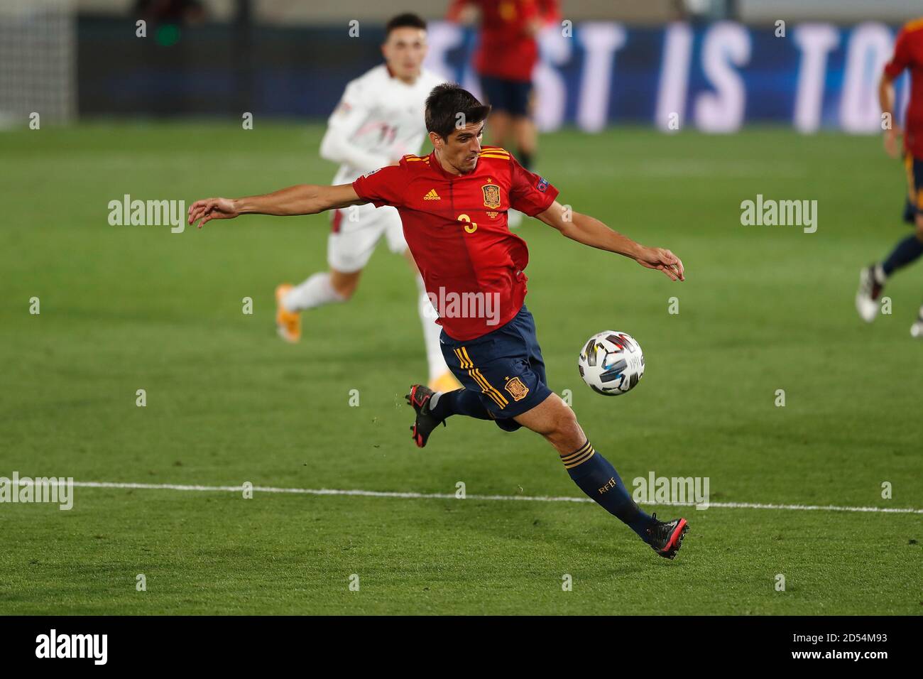 Madrid, Spain. 10th Oct, 2020. Gerard Moreno (ESP) Football/Soccer : UEFA Nations League group stage for final tournament Group A4 Matchday 3 between Spain 1-0 Switzerland at the Estadio Alfredo Di Stefano in Madrid, Spain . Credit: Mutsu Kawamori/AFLO/Alamy Live News Stock Photo