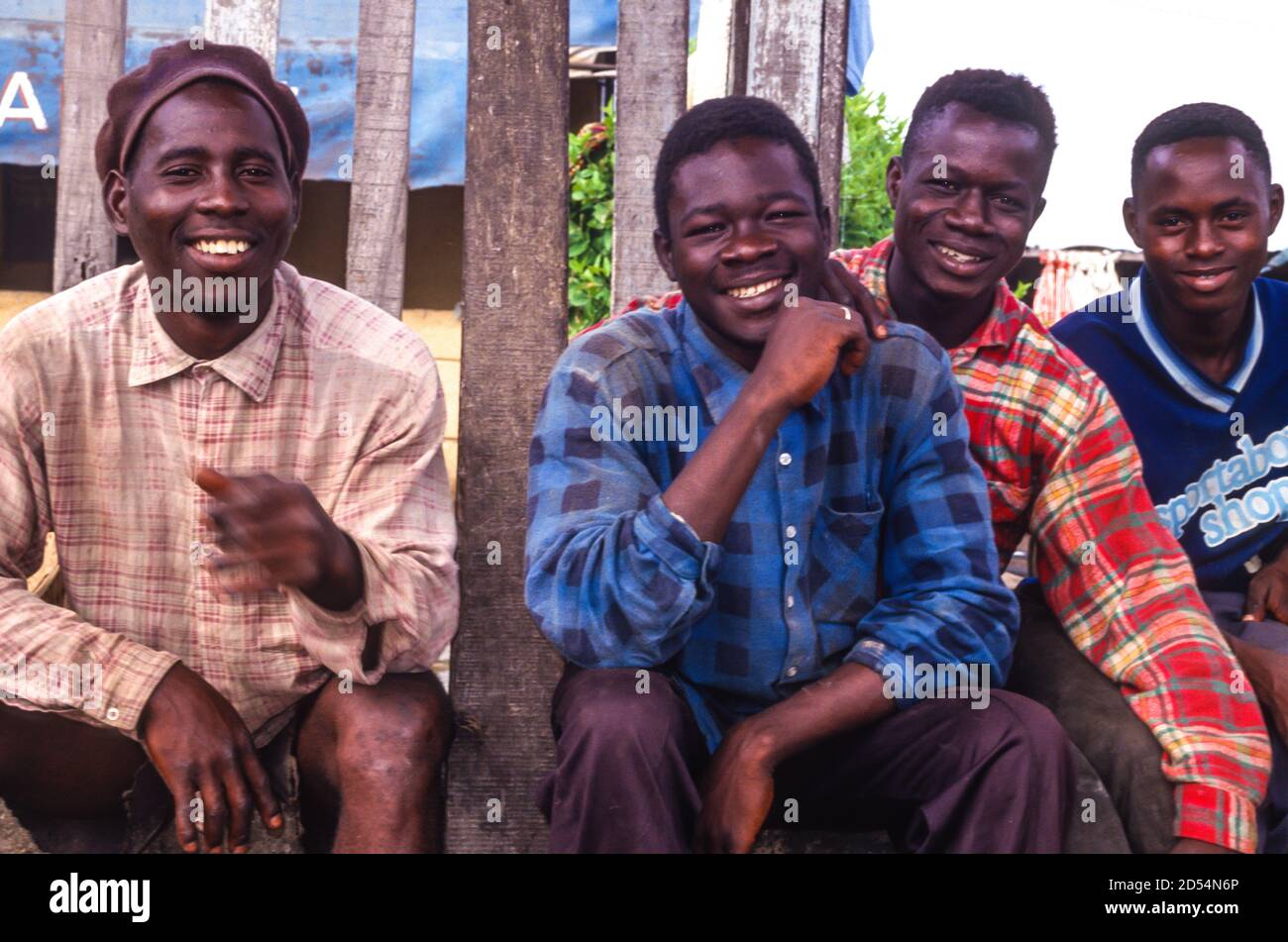 Bondoukou, Ivory Coast.  Motiambo Men. Stock Photo