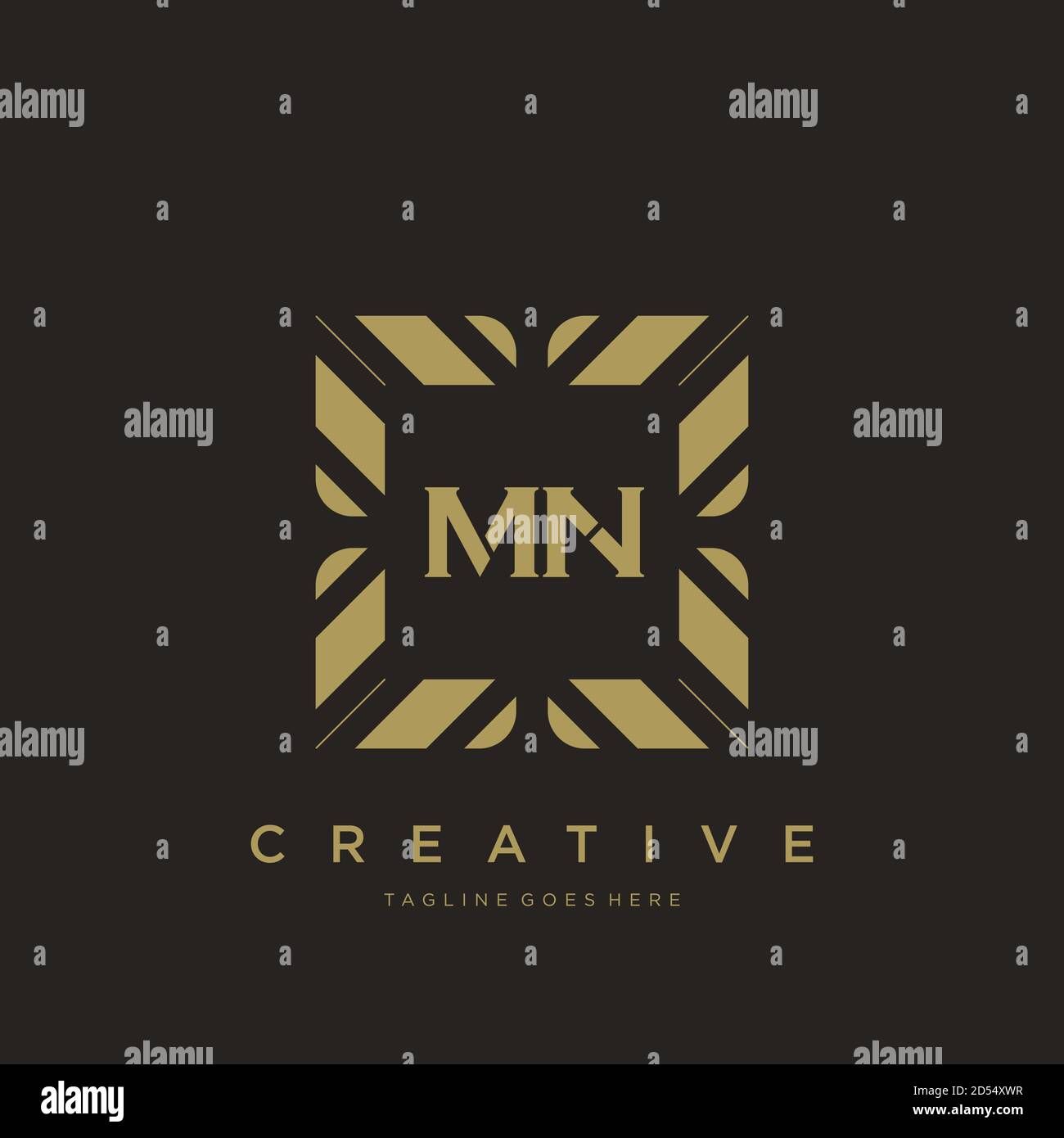 initial letter luxury ornament monogram logo template vector Stock ...