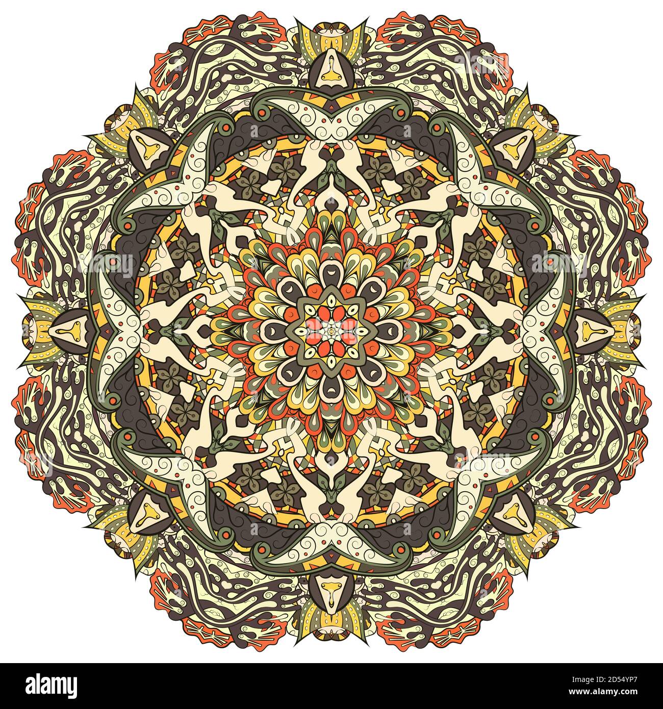 Mandala, tracery wheel mehndi design Stock Vector Image & Art - Alamy