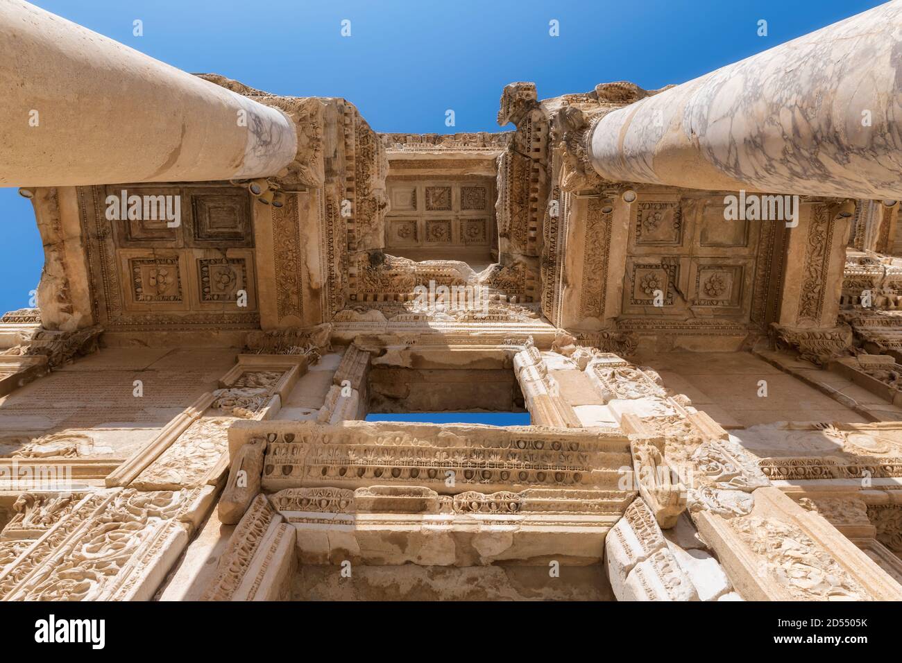 Celsius Library in ancient city Ephesus, Turkey. Stock Photo