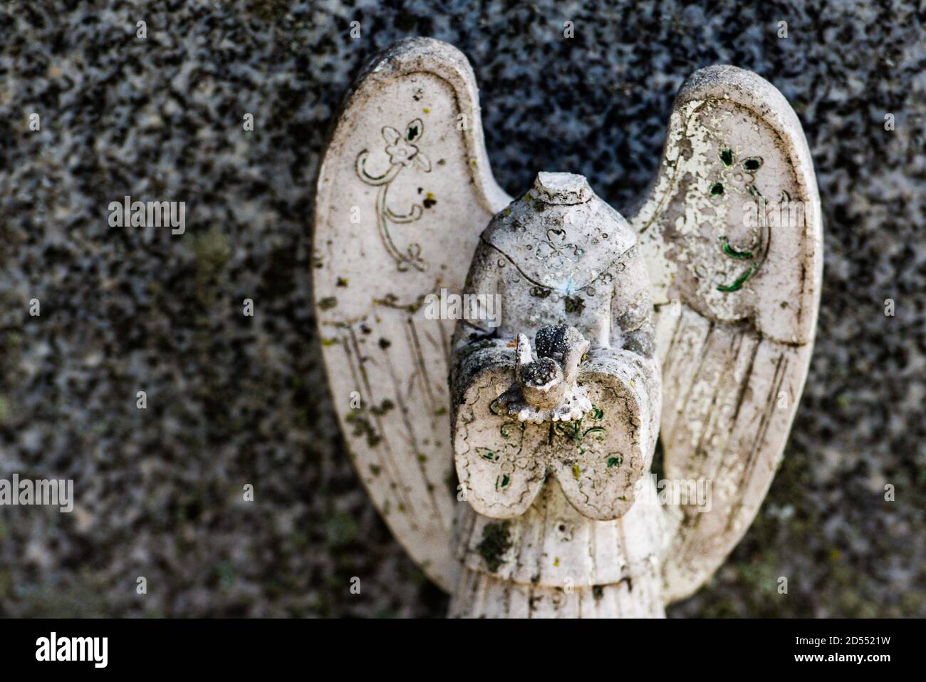 Beheaded Irish Angel Statue in a Catholic Cemetery Stock Photo Alamy
