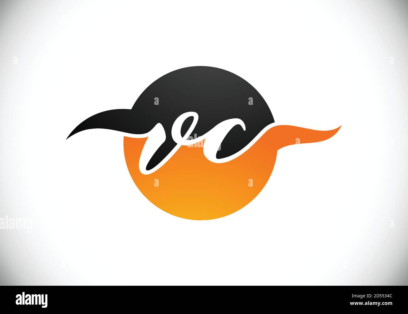 Initial Monogram Letter VC Logo Design Vector Template. Graphic ...