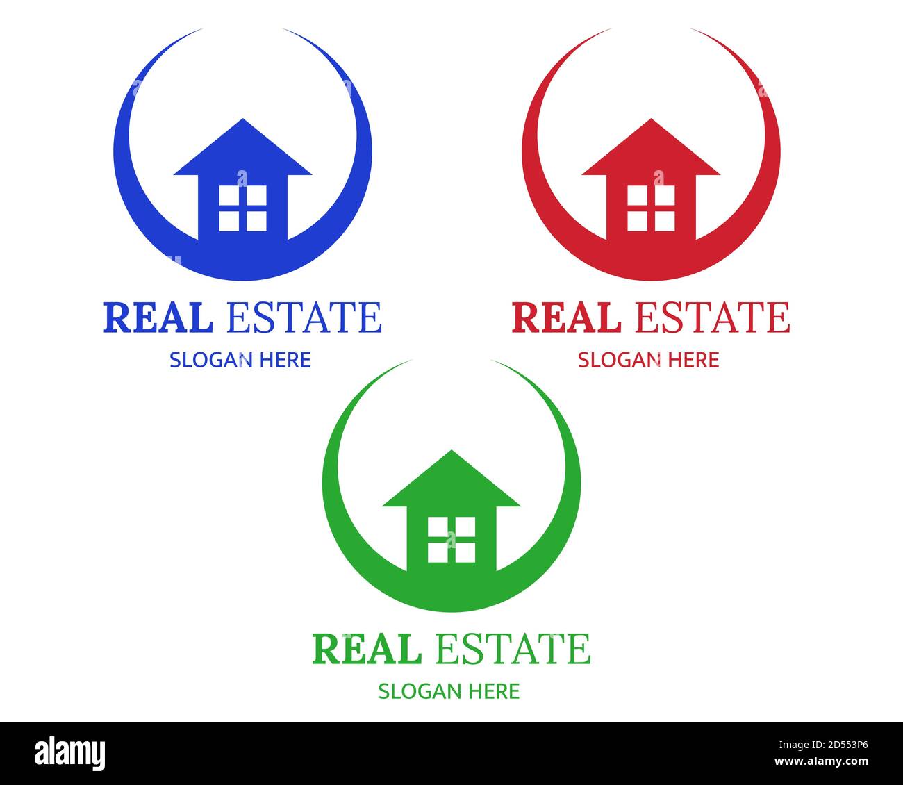 Illustration vector design of real estate logo template for business or