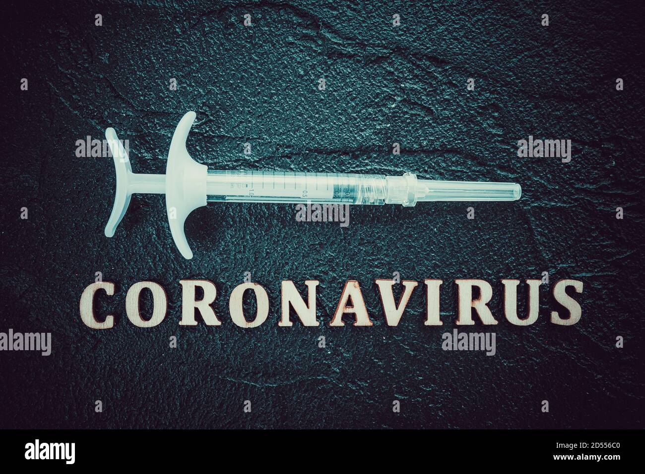 Coronavirus Vaccine Vial With Injection Syringe Stock Photo - Alamy