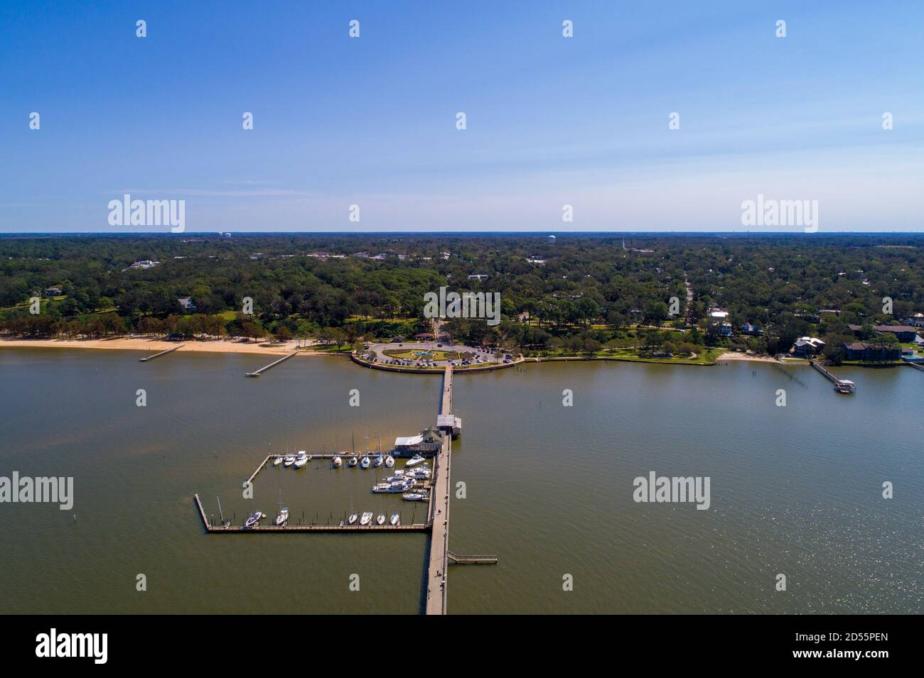 The Fairhope, Alabama municipal pier Stock Photo Alamy