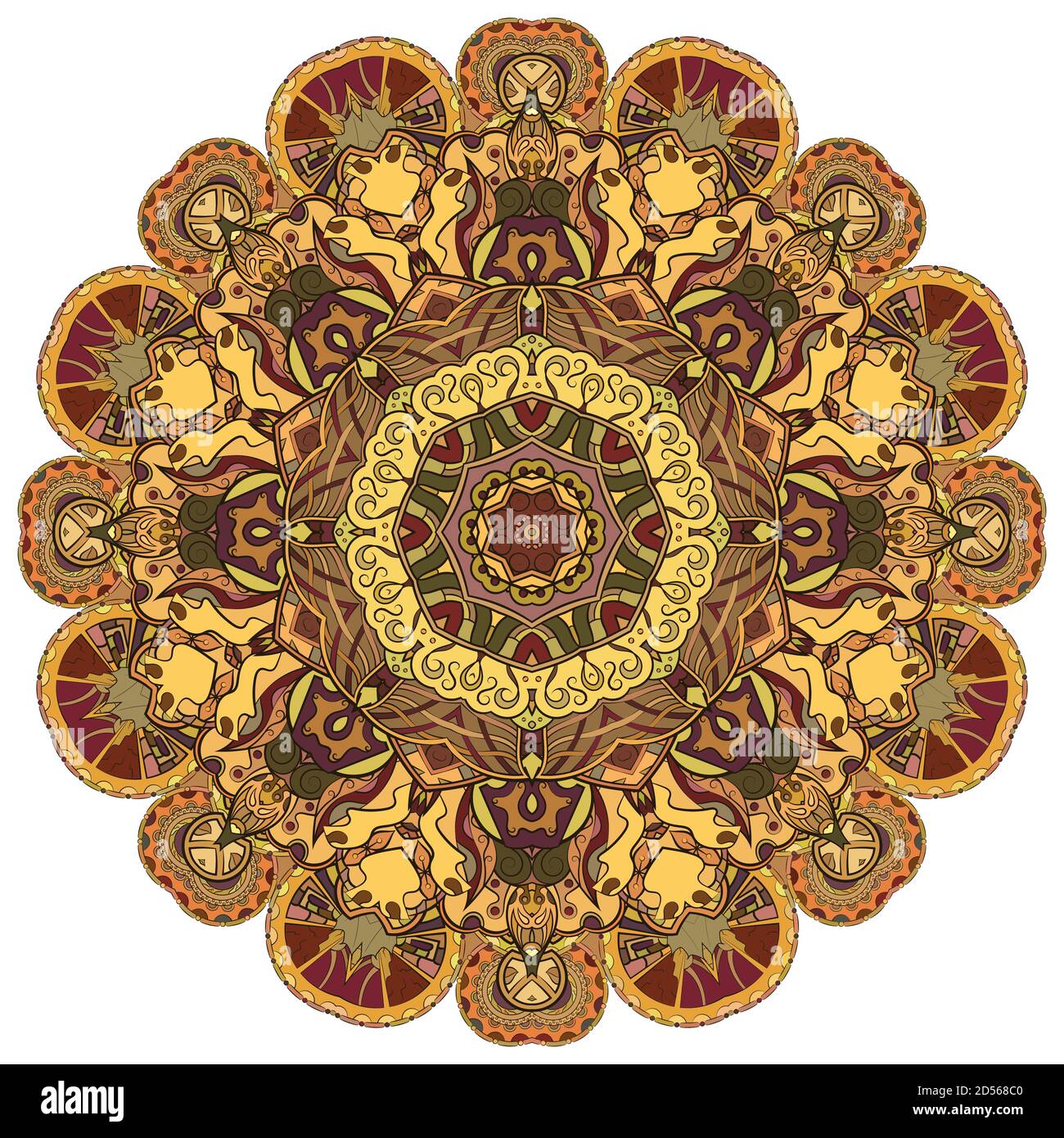 Mandala, tracery wheel mehndi design Stock Vector Image & Art - Alamy