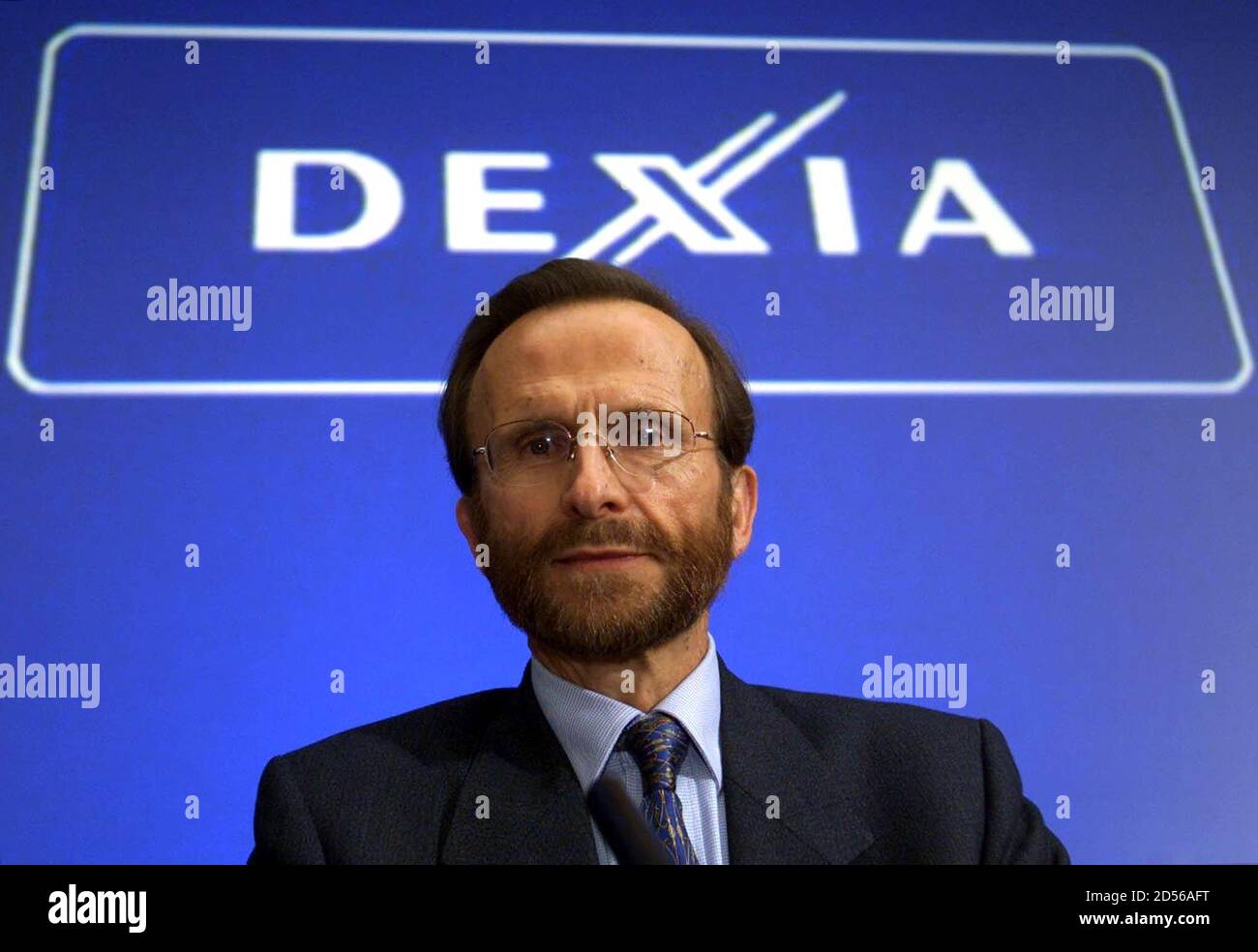 Belgo French Bank Group Dexia Chief Executive Officer Pierre Richard Looks On Before A News Conference In Brussels March 14 Dexia Announced It Was To Buy U S Insurer Fsa And Dutch Investor Bank
