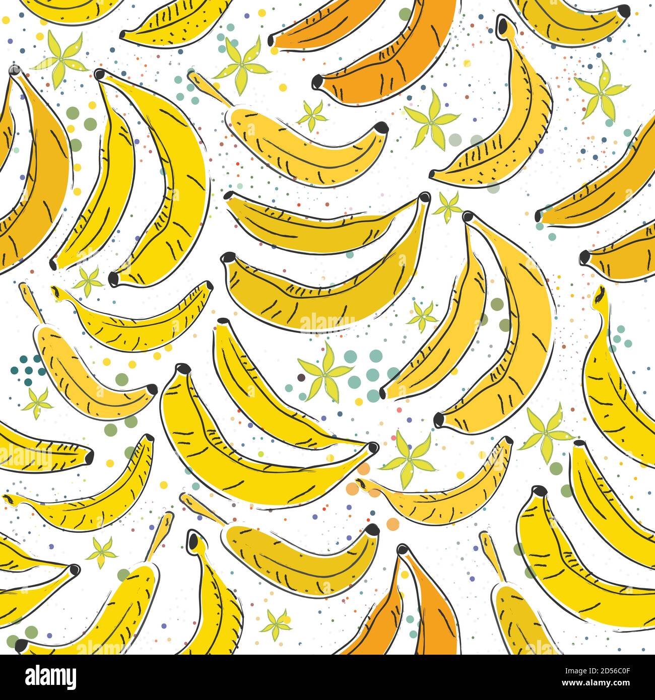 Seamless Pattern with Cute Vegetables. Scandinavian Style. Vector Illustration Stock Vector