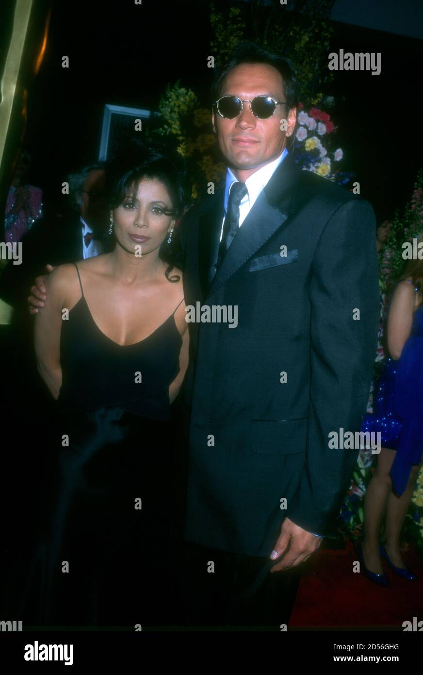 Los Angeles, California, USA 25th March 1996 Actor Jimmy Smits and Wanda De Jesus attend the 68th Annual Academy Awards at Dorothy Chandler Pavilioin on March 25, 1996 in Los Angeles, California, USA. Photo by Barry King/Alamy Stock Photo Stock Photo