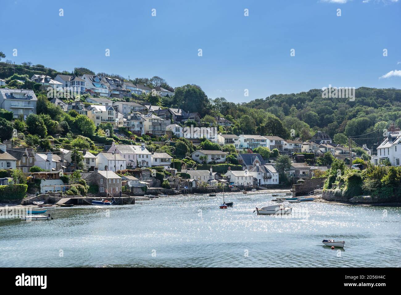 Noss Mayo on the River Yealm in Devon Stock Photo