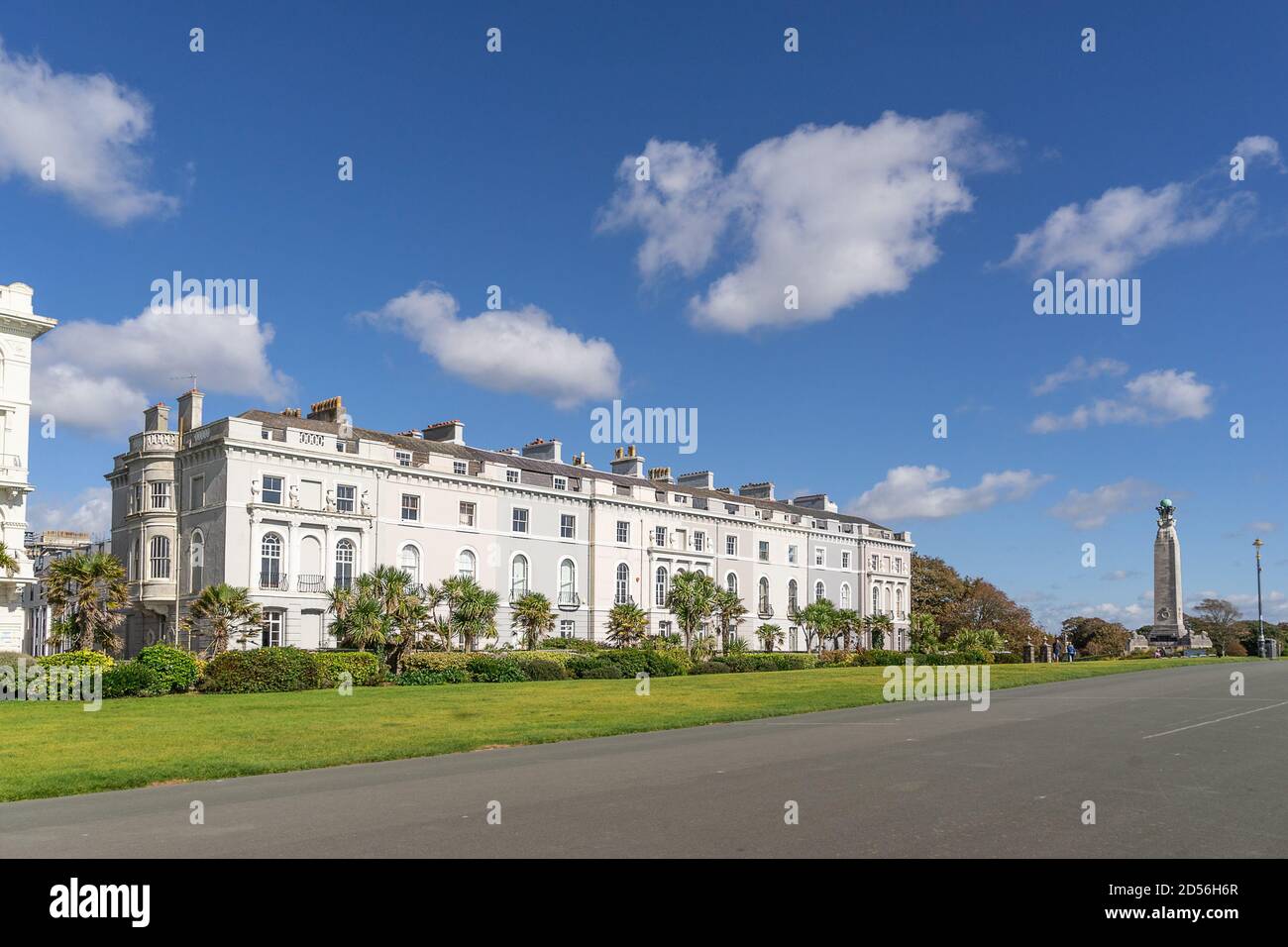 Plymouth Hoe in the Devon city of Plymouth Devon Stock Photo