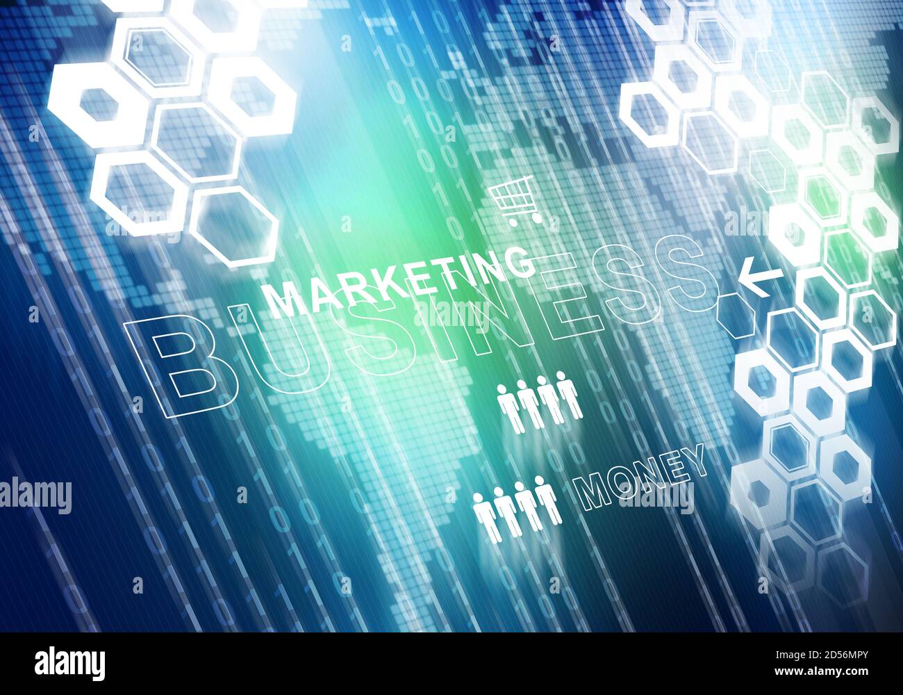 digital background with technology innovation concept Stock Photo - Alamy