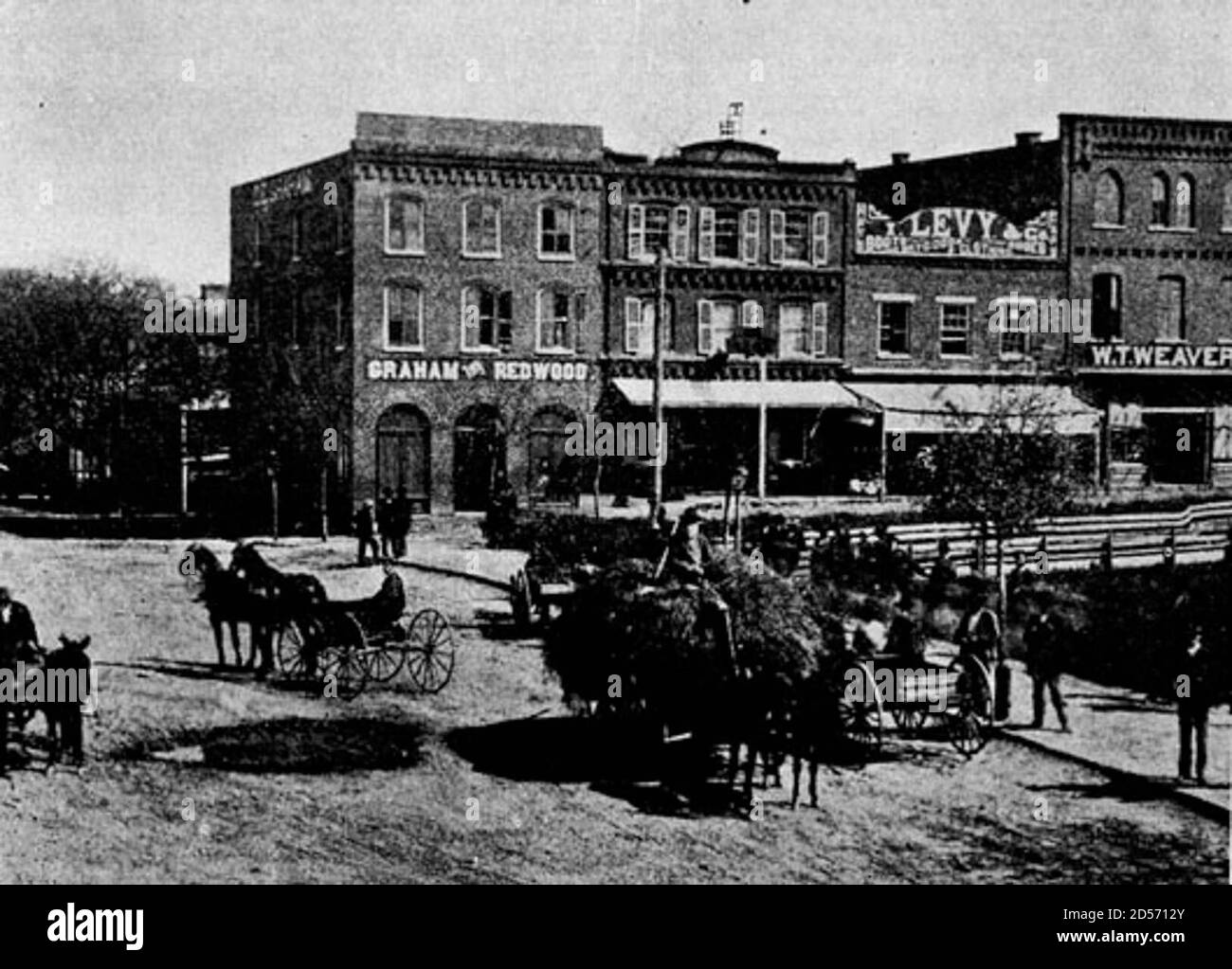 Downtown Asheville, 1888 Stock Photo Alamy
