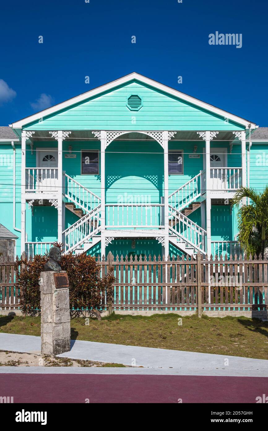 Bahamas, Abaco Islands, Green Turtle Cay, New Plymouth Stock Photo Alamy