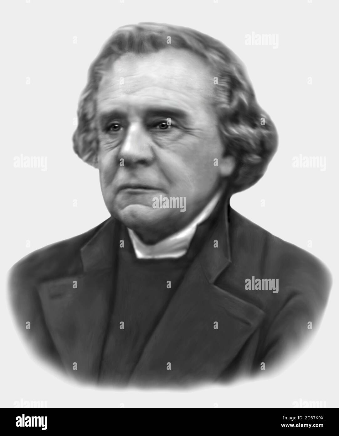 Samuel Wilberforce 1805-1873 Church of England Bishop Stock Photo