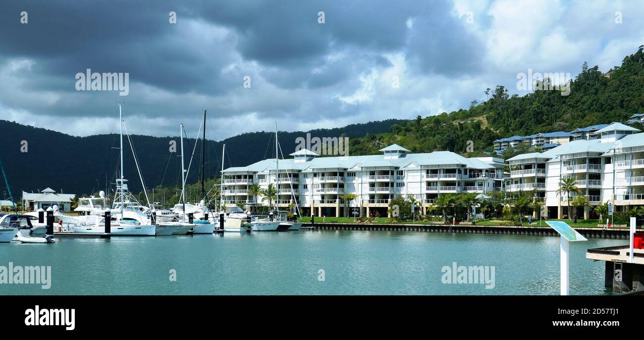 The Boathouse apartments and marina Port of Airlie Beach Queensland