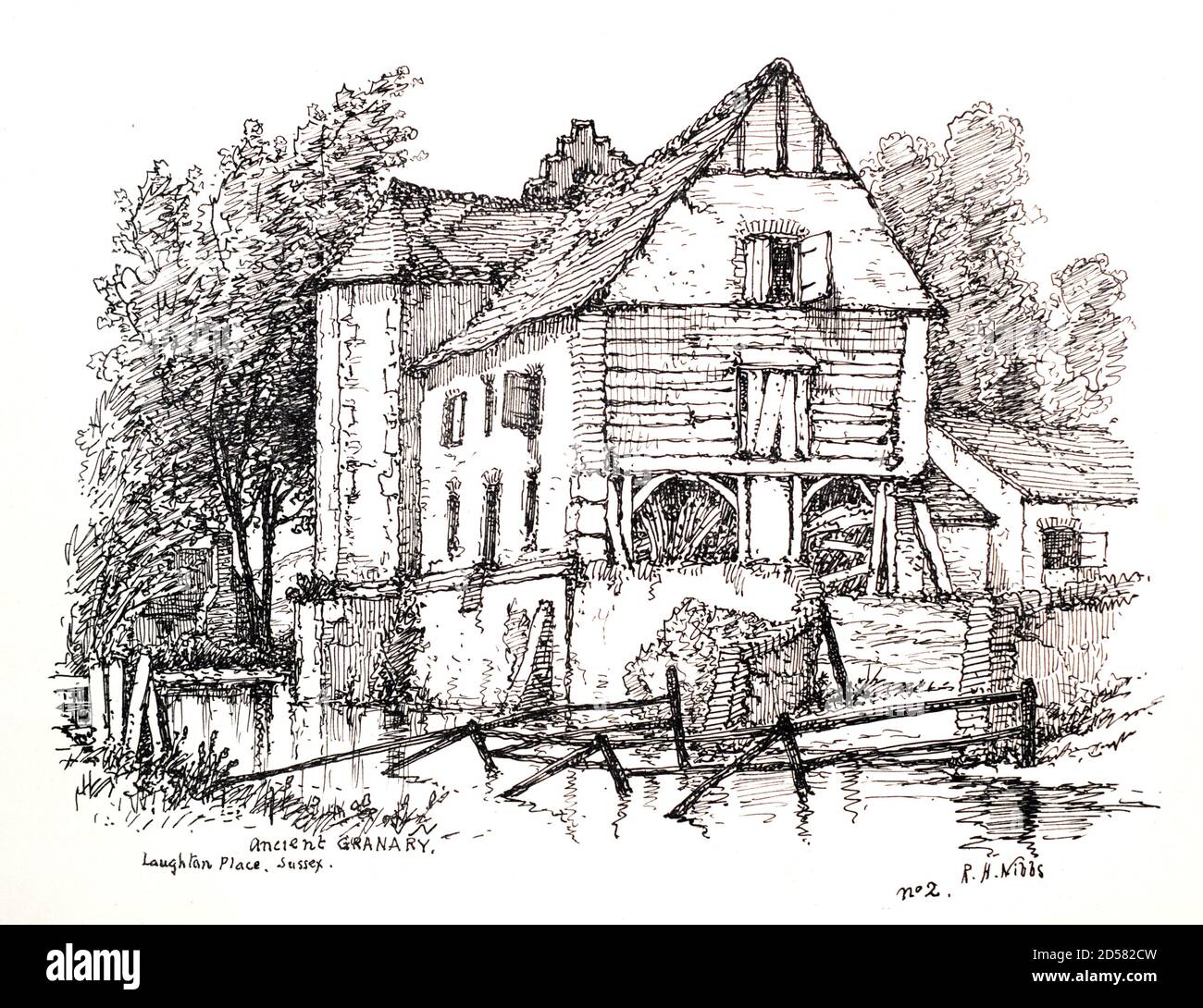 A historical sketch of the ancient granary at Laughton Place, Sussex
