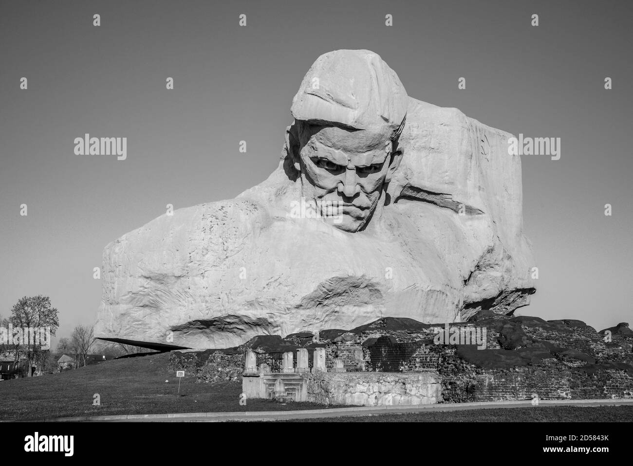 BREST, BELARUS - MARCH 24, 2016: The main monument of Brest Fortress Memorial Stock Photo