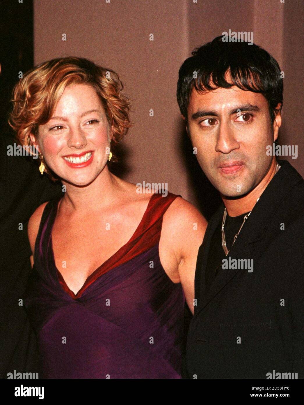 Singer Sarah McLachlan and husband Ash Sood arrive the Arista Records pre-Grammy party February 23. McLachlan a Grammy nominee for Best Female Pop Vocal for recording " Adia." The