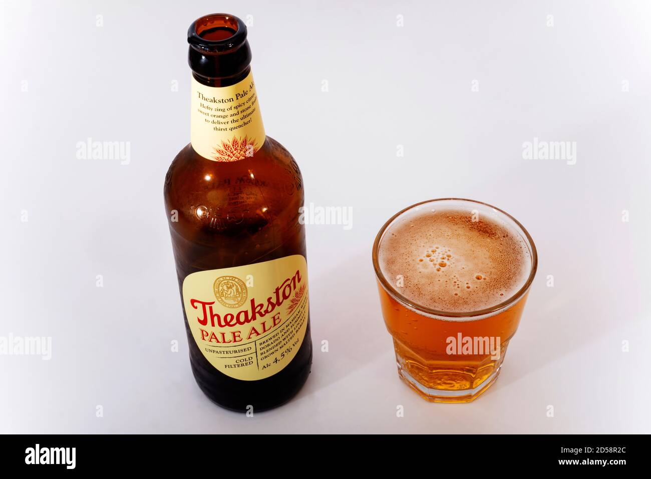 Theakston pale ale Stock Photo