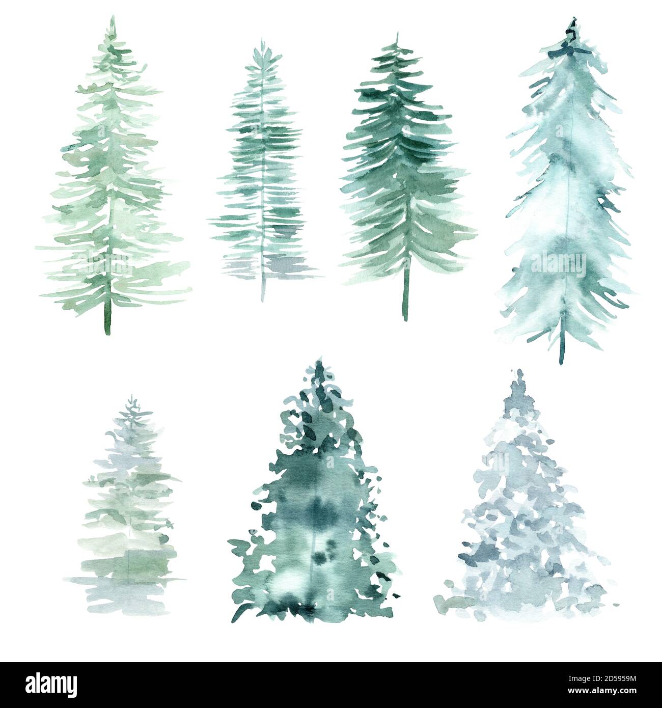 pine trees clip art