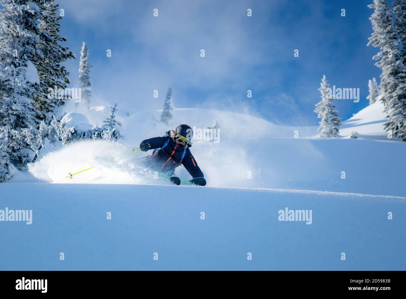 Powder Snow Spray High Resolution Stock Photography And Images Alamy