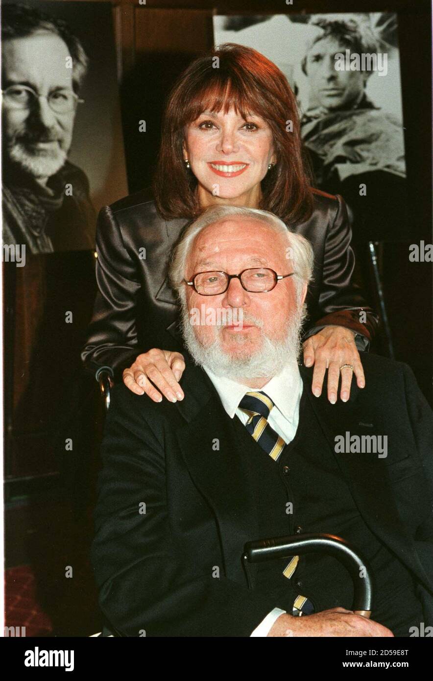 Film And Television Producer Edgar Scherick Poses With Actress Marlo Thomas At The First Annual Women In Film Mentor Awards December 3 In Los Angeles Scherick Best Know For Creating Abc S