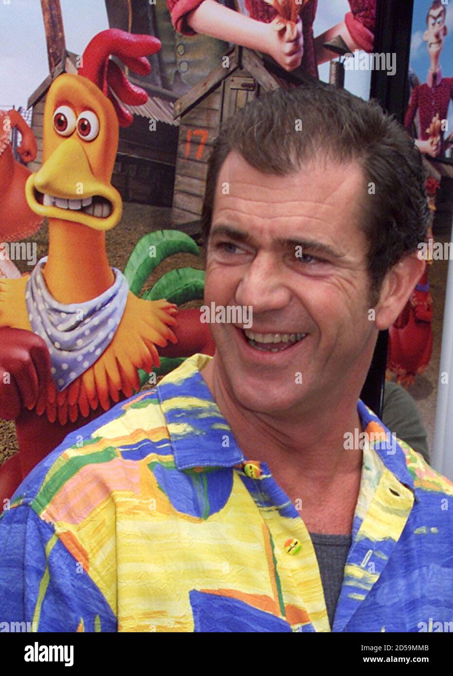Actor Mel Gibson, the voice for the character Actor Mel Gibson, the voice for the character