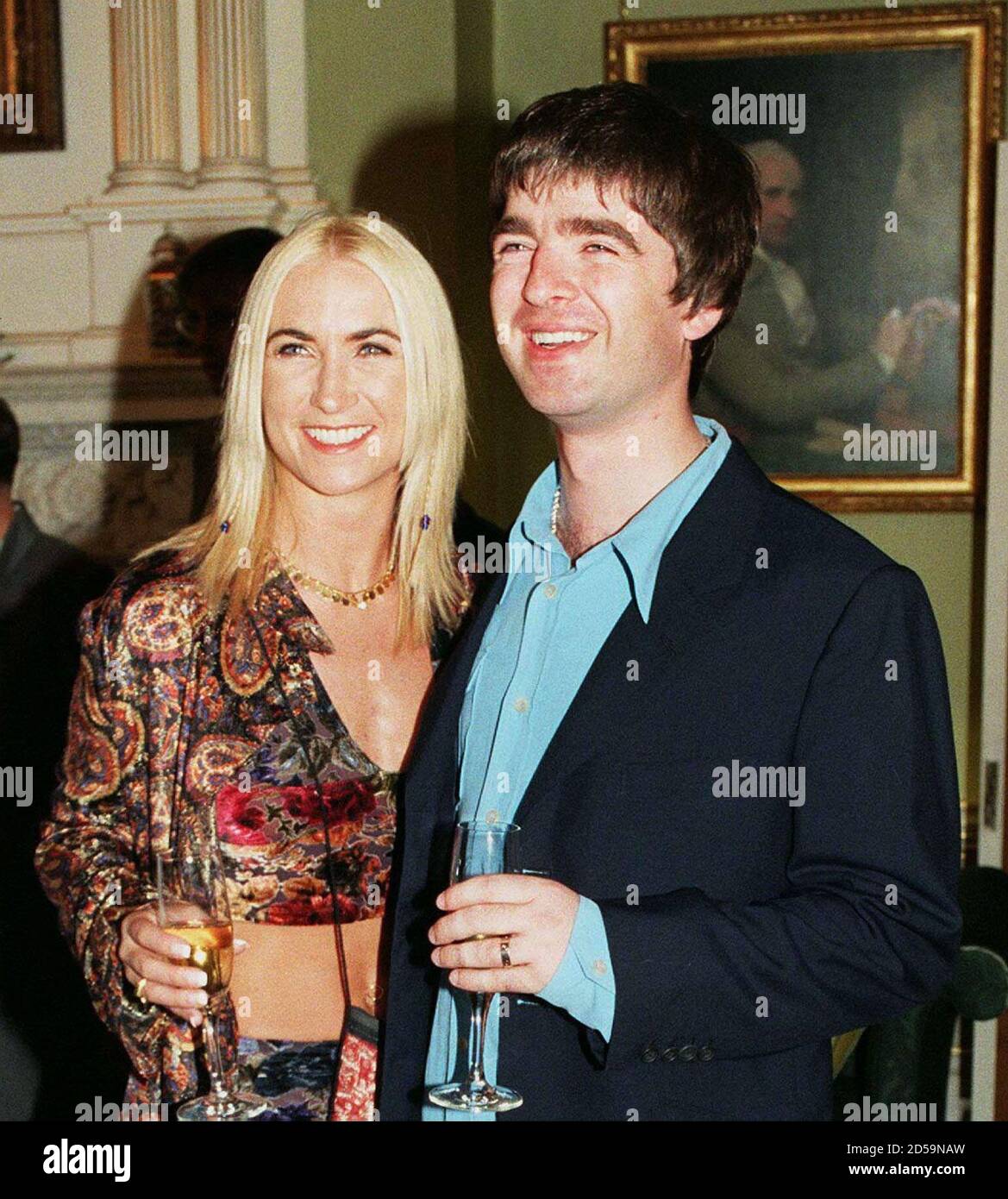 Oasis Songwriter Noel Gallagher And His New Wife Meg Arrive At A 10 Downing Street Reception Held By Prime Minister Tony Blair July 30 Actors Fashion Designers And Pop Stars Were Invited Oasis Songwriter Noel Gallagher And His New Wife Meg Arrive At A 10 Downing Street Reception Held By Prime Minister Tony Blair July 30 Actors Fashion Designers And Pop Stars Were Invited