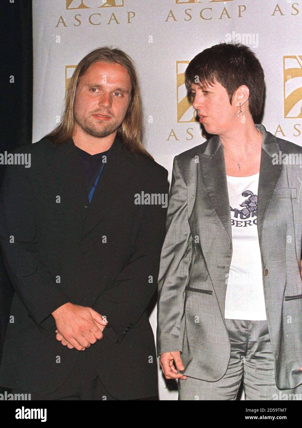 Swedish Songwriter Max Martin And American Songwriter Diane Warren Co Recipients Of The Ascap Songwriters Of The Year Award Pose During The American Society Of Composers Authors And Publishers Pop Music Awards May Swedish Songwriter Max Martin And American Songwriter Diane Warren Co Recipients Of The Ascap Songwriters Of The Year Award Pose During The American Society Of Composers Authors And Publishers Pop Music Awards May