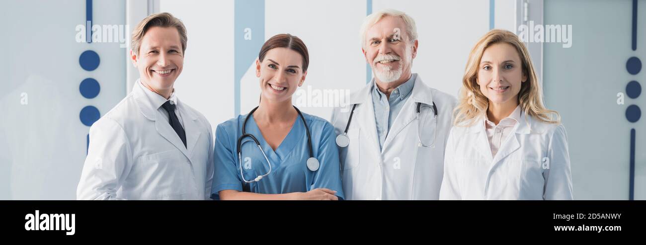 Panoramic shot hospital staff hi-res stock photography and images - Alamy
