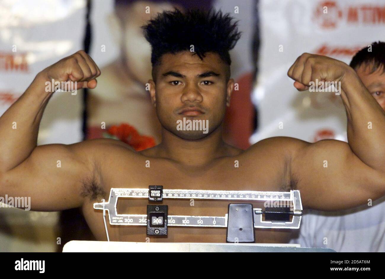 David Tua Of New Zealand Flexes During His Official Weigh In At The Regent Las Vegas July 19 In Las Vegas Tua Who Holds The Ibf Intercontinental Heavyweight And Usba United States David Tua Of New Zealand Flexes During His Official Weigh In At The Regent Las Vegas July 19 In Las Vegas Tua Who Holds The Ibf Intercontinental Heavyweight And Usba United States