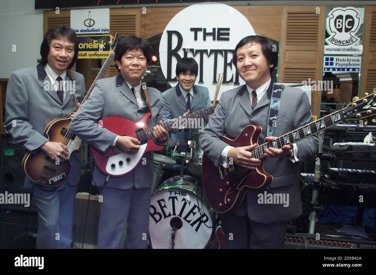 Thailand S First Cover Band Of The Beatles Pop Group Named The Better Appear For A Show At A Hotel In The Northern Thai Town Of Chiang Mai June 19 The Band Impersonating