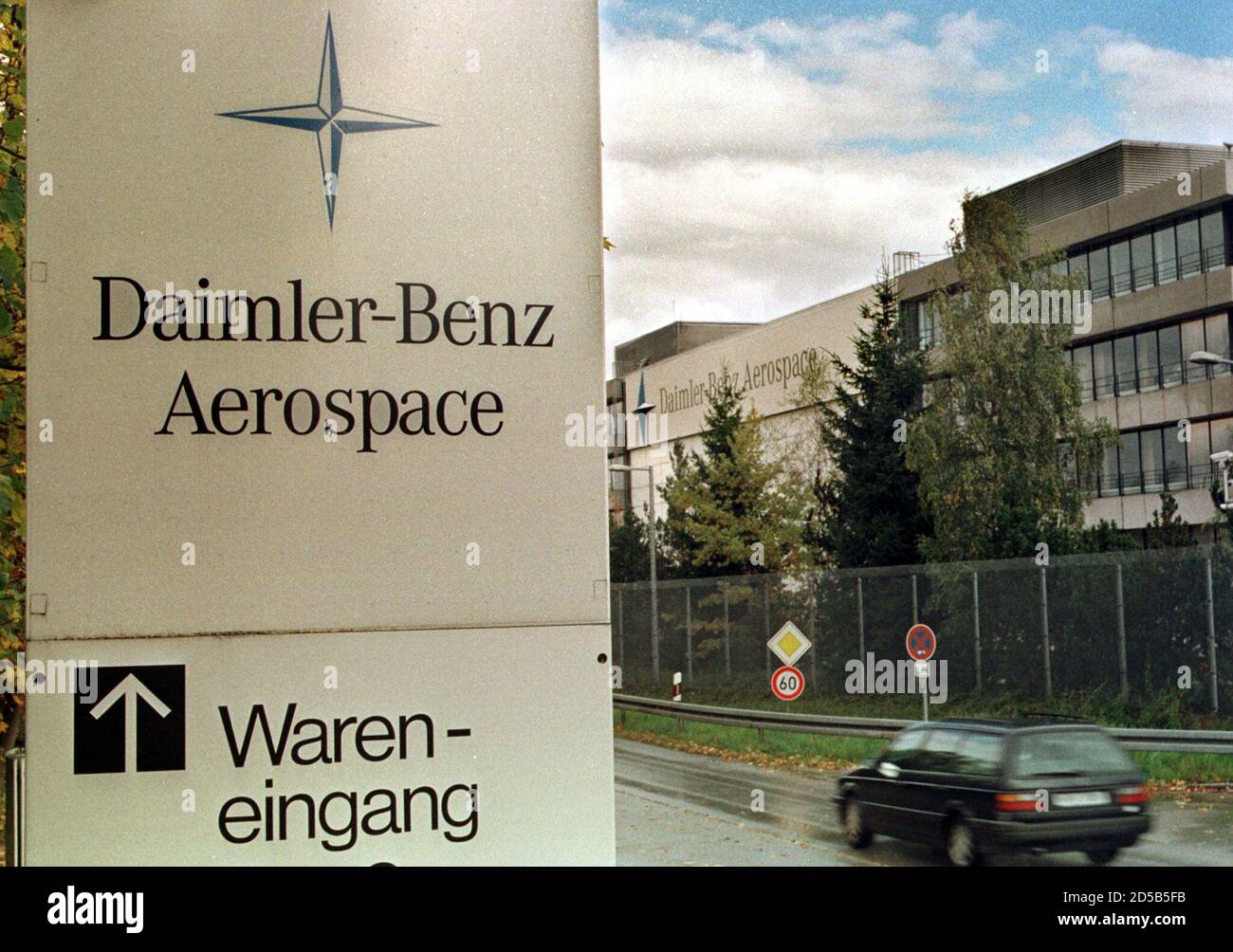 Germany's Daimler Benz Aerospace AG (Dasa) headquarters are shown in  Ottobrunn near Munich October 12. [Dasa, reacting to a report it planned to  merge with British Aeropspace Plc, said on Monday its
