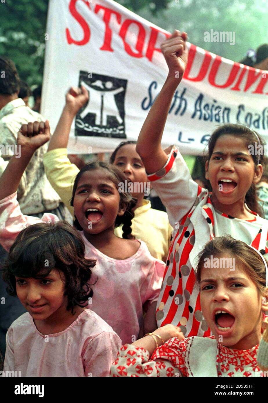 Indian Child Labourers Shout Slogans For Abolition Of Child Labour During A Rally In New Delhi November More Than 0 Child Labourers And Schoolchildren Took Part In The Rally And Formed