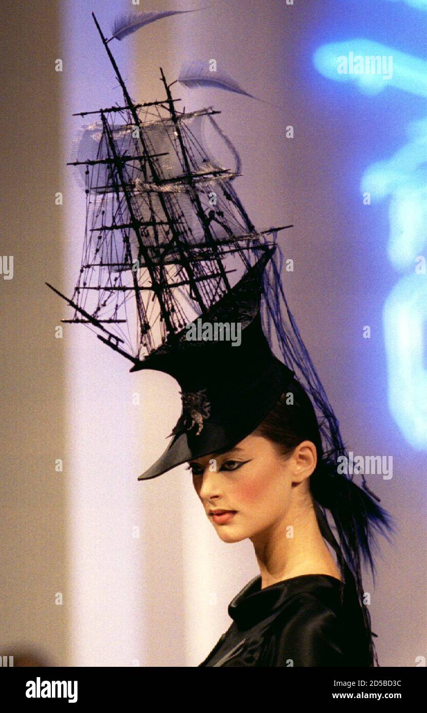Philip Treacy Hat Model High Resolution Stock Photography and Images - Alamy