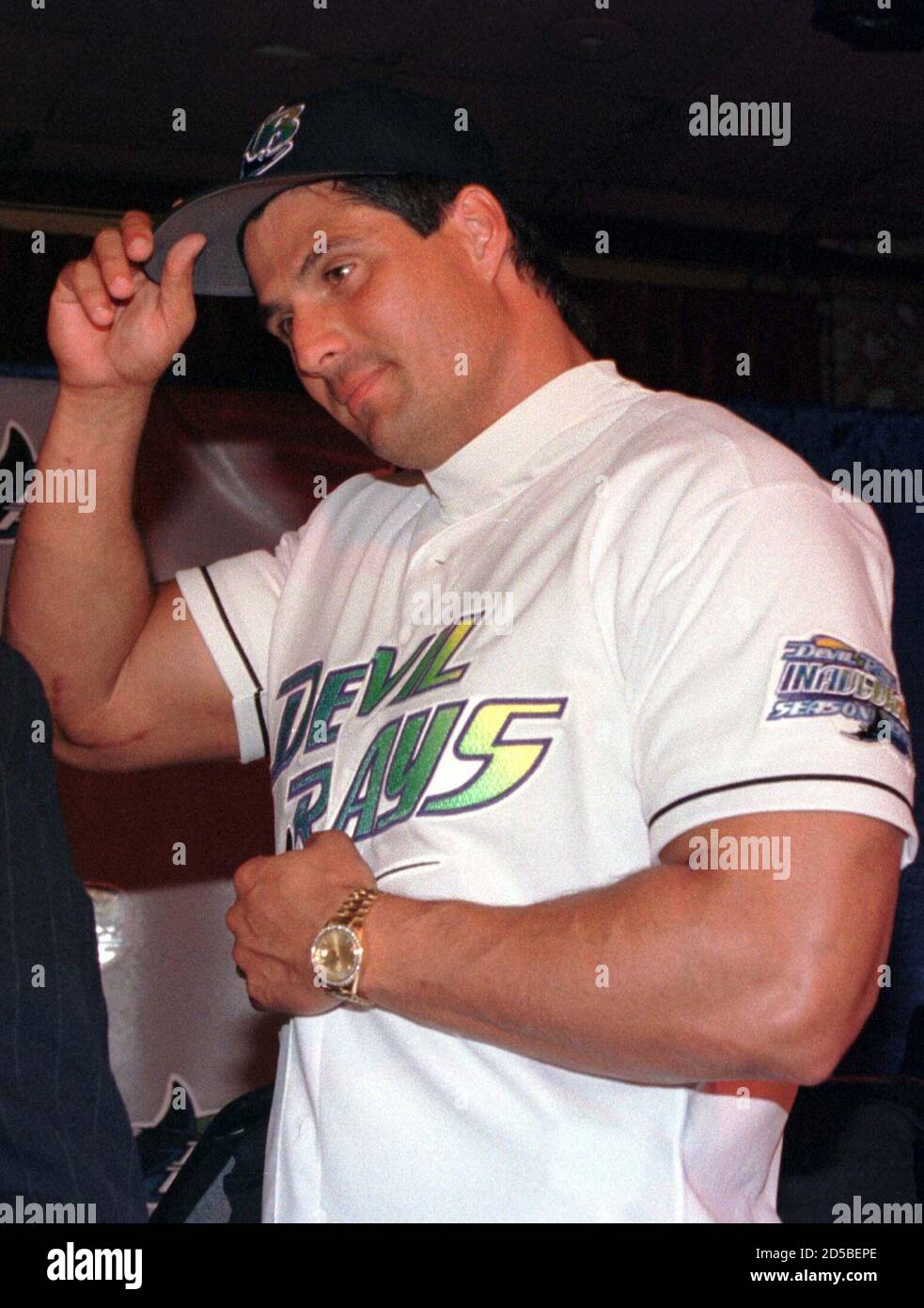jose canseco devil rays jersey