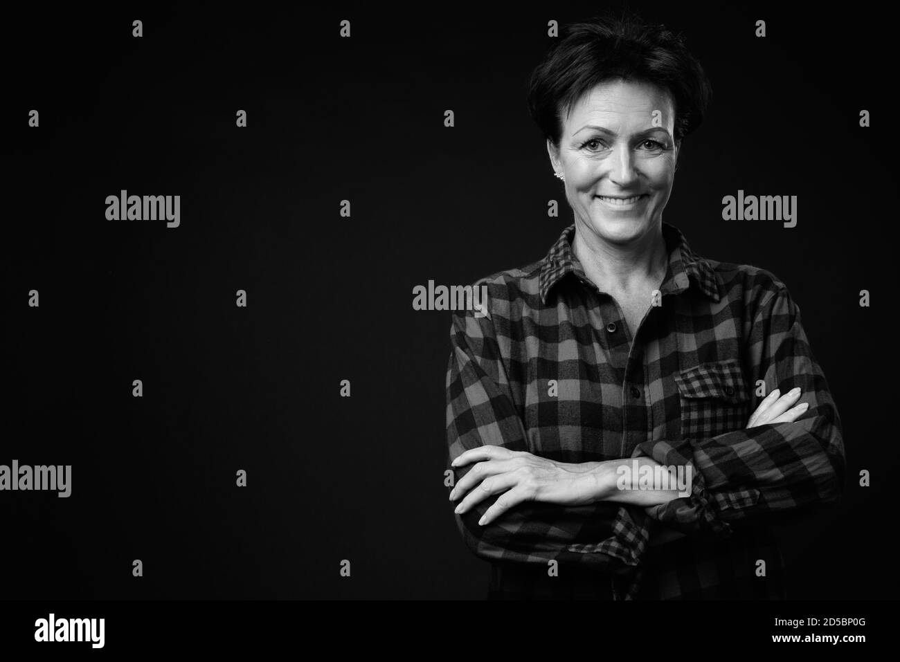 Mature woman style Black and White Stock Photos & Images - Alamy